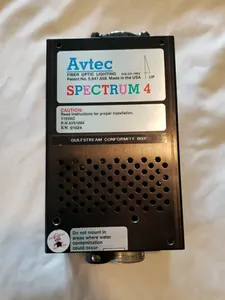 Avtec Aircraft Fiber Optic Lighting Module Spectrum 4 P/N AV51004 Gulfstream Box